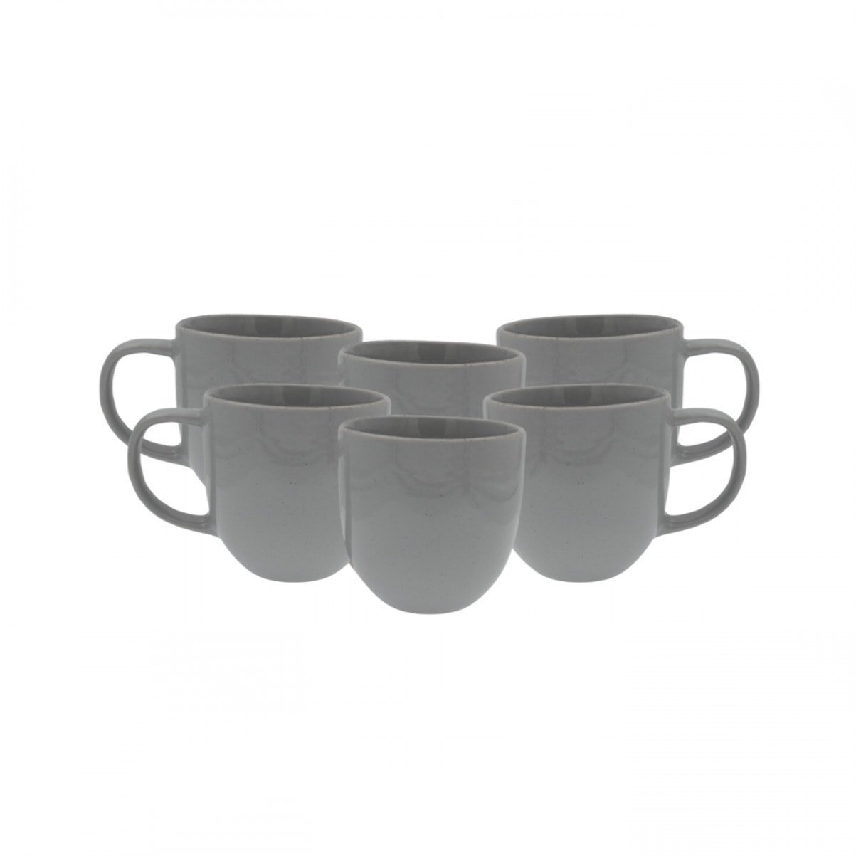 Lot de 6 mugs, GALET
