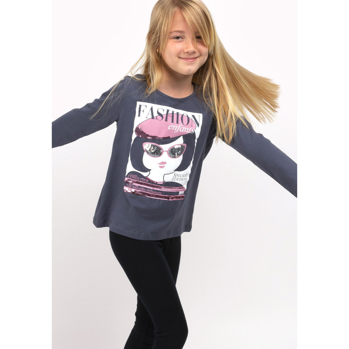 Conguitos - T-shirt casual a maniche corte stampata