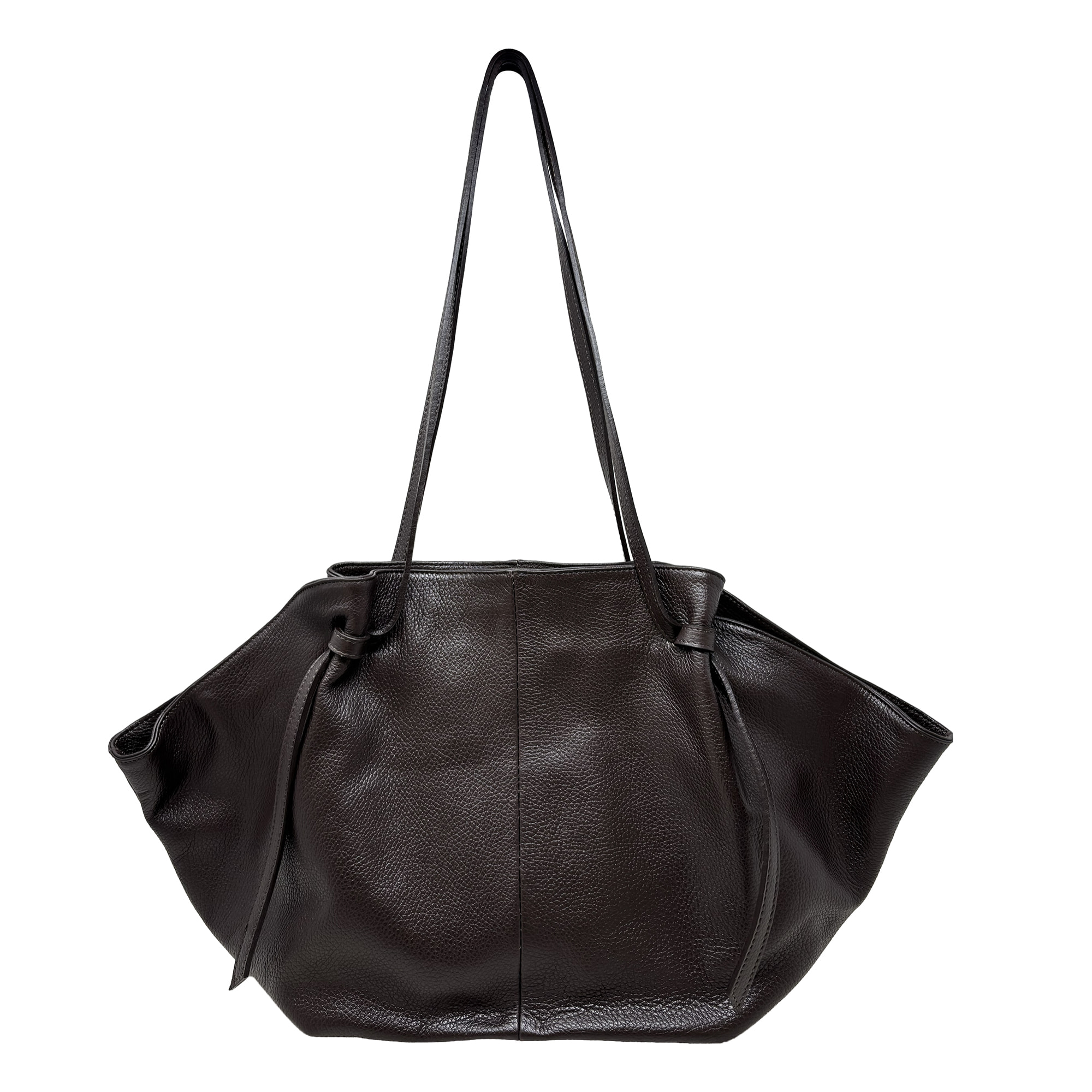 Borsa a Mano Shopper in Vera Pelle Dollaro Made in Italy