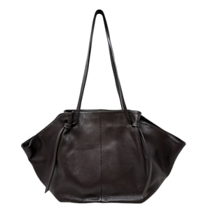 Borsa a Mano Shopper in Vera Pelle Dollaro Made in Italy