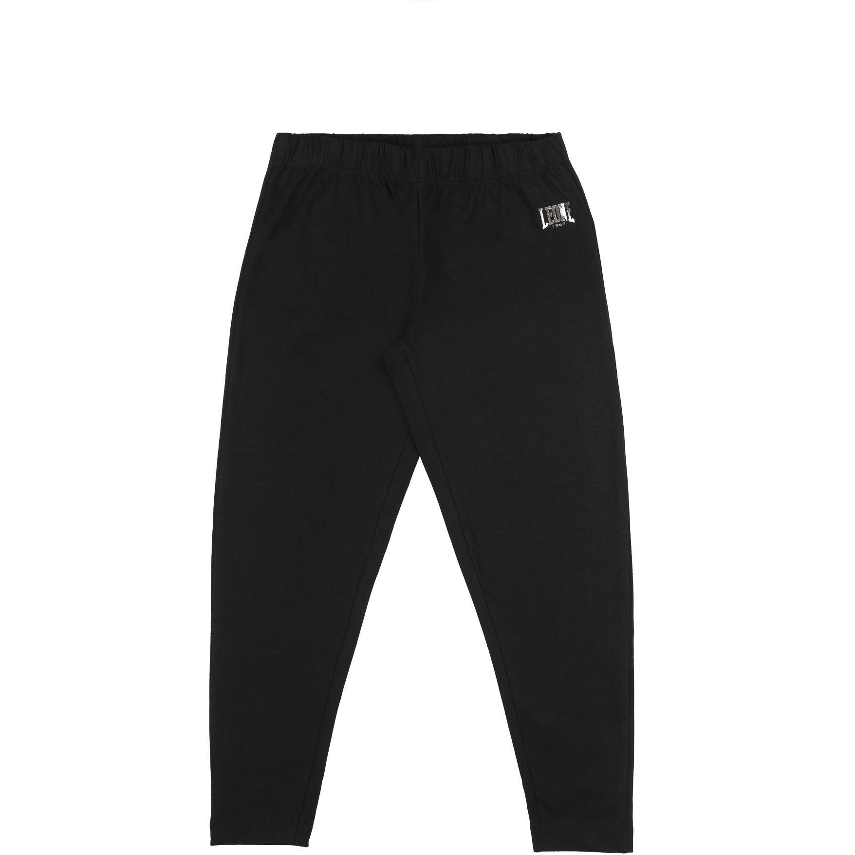 Leggings da bambina in cotone elasticizzato "Lace"