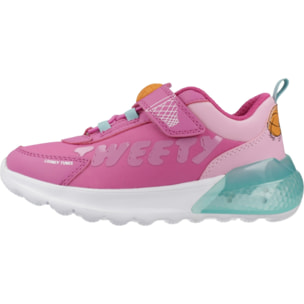 Zapatillas Niña de la marca GEOX  modelo J ACTIVART ILLUMINUS ROSA