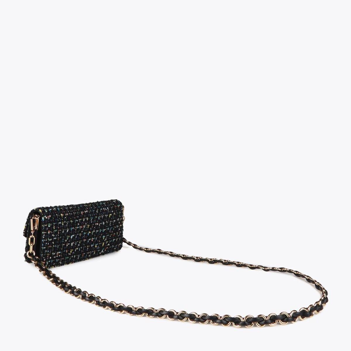 Borsa a Tracolla a Baguette in Tweed