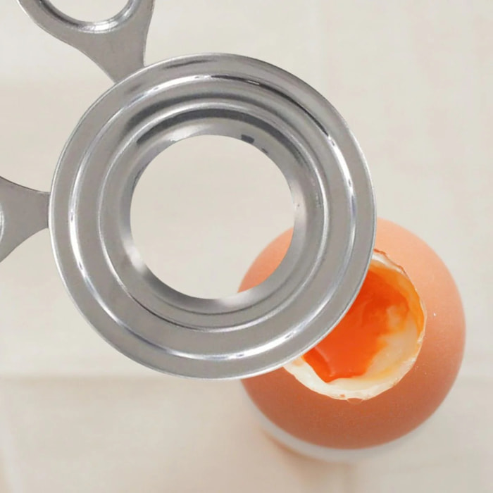 Coupe-œuf à la coque Inox Fackelmann