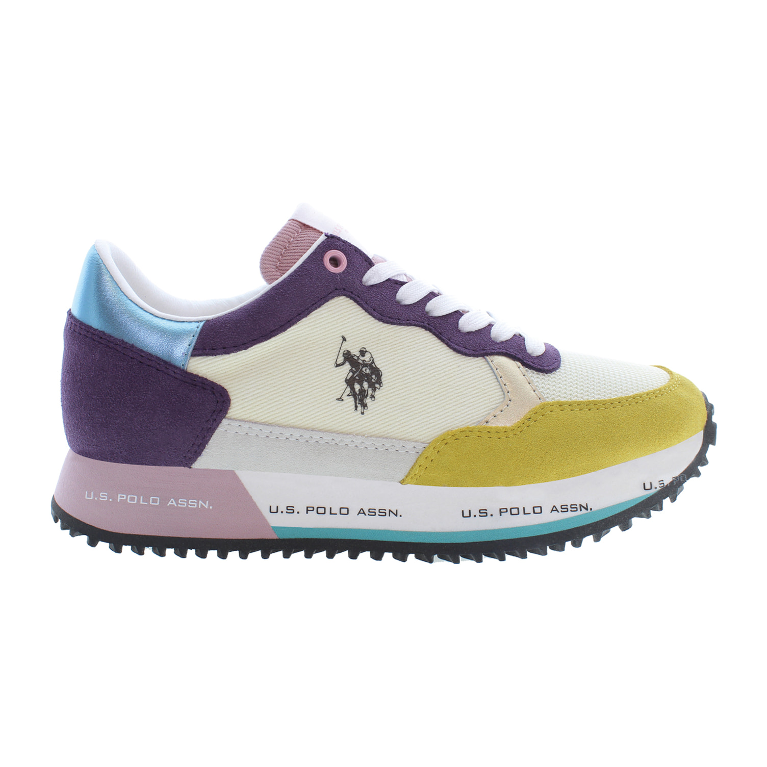 Sneakers U.S. Polo Assn Violet-Yellow