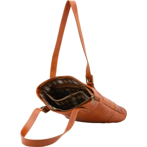 Borsa a spalla da donna - Modello False - 100% pelle - 33.0 x 35.0 x 8.0 cm