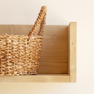 Estantería de madera maciza tono roble medio de varias medidas