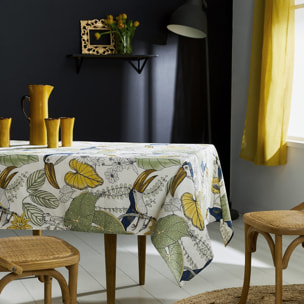 Nappe en coton enduit Brésil - Vert