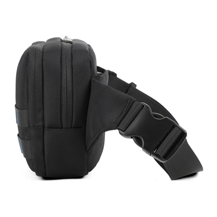 BLACK CREVICE Marsupio Unisex Regolabile – 4 Scomparti, Cintura Imbottita, Poliestere 420D Resistente, Ideale Per Sport, Viaggi E Tempo Libero - 3