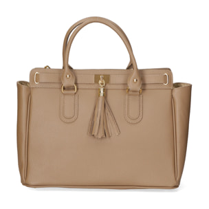 Borsa a mano da Donna Elena in Vera Pelle Made in Italy 28x37x18 cm