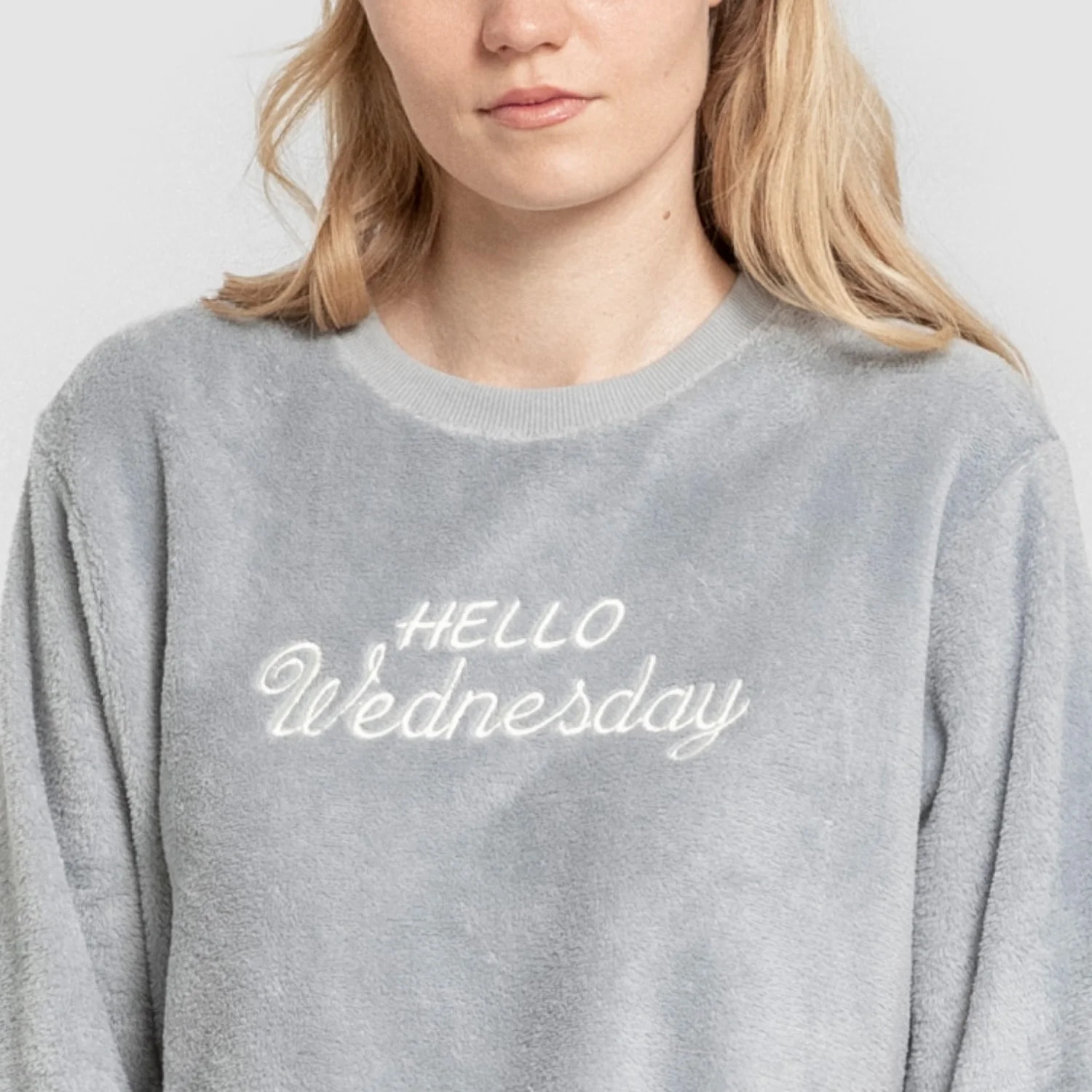 Pijama Coral Puño Mujer Hello Wednesday Indigo