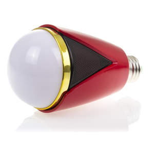 Altoparlante bluetooth con design a lampadina con presa + illuminazione a led E27