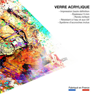 Tableau balboa street art  Tableau plexiglas