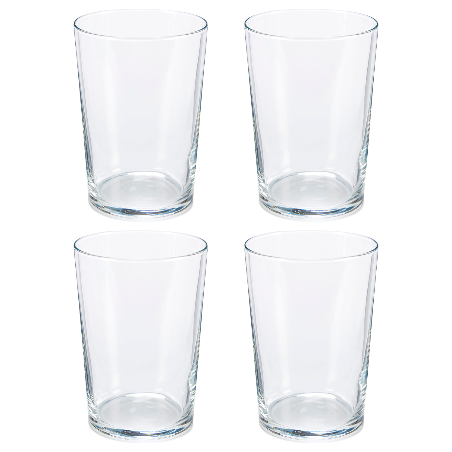 Set di 4 bicchieri bistro maxi 510cc