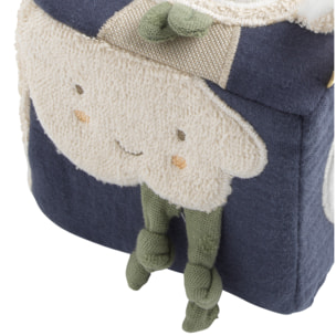 Cube d'activités bébé en coton bio