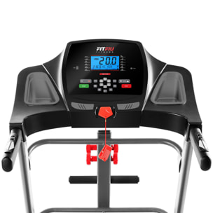 Cinta de correr plegable FITFIU 20km/h pulsómetro y conexión KINOMAP