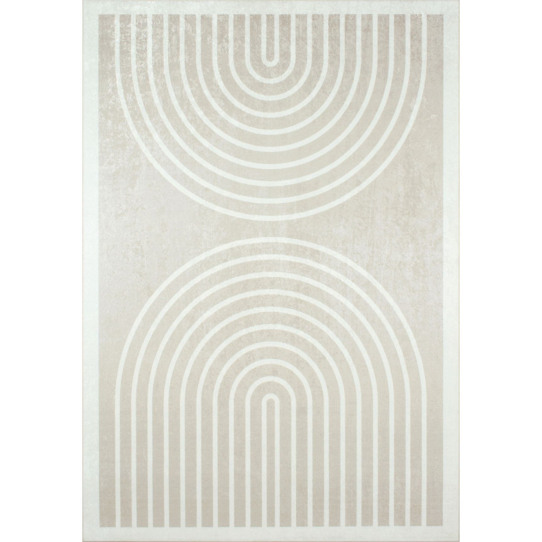 GREGE - Tapis moderne motif arc-en-ciel