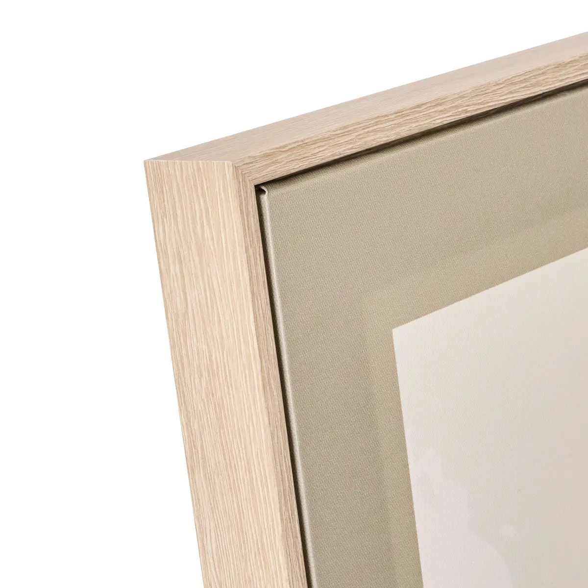 Toile imprimée encadrée Marlow noir et blanc 116x58cm