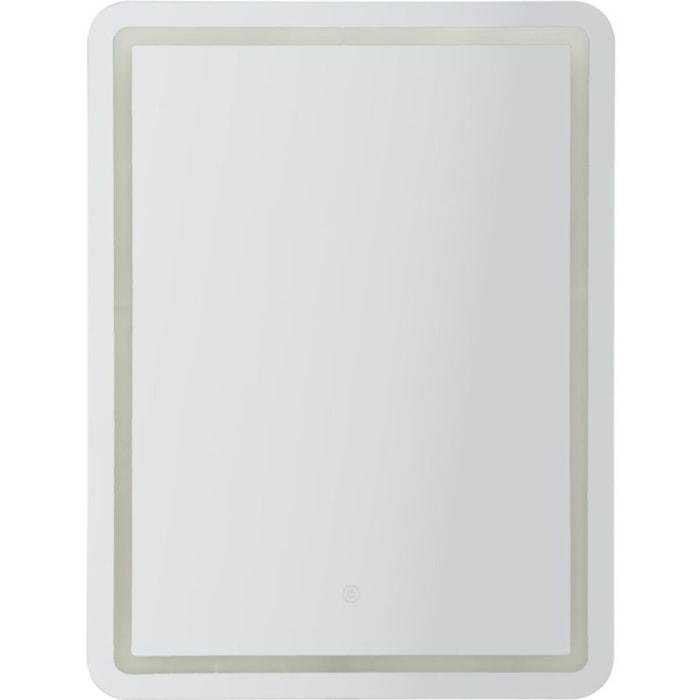 SPECCHIO DA MURO LED SIMPLE RETT. CM 60X3,5X80 (LUCE CON 3 TEMPERATURE DI COLORE)