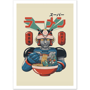 Affiche - Super Ramen Bot - Vincent Trinidad