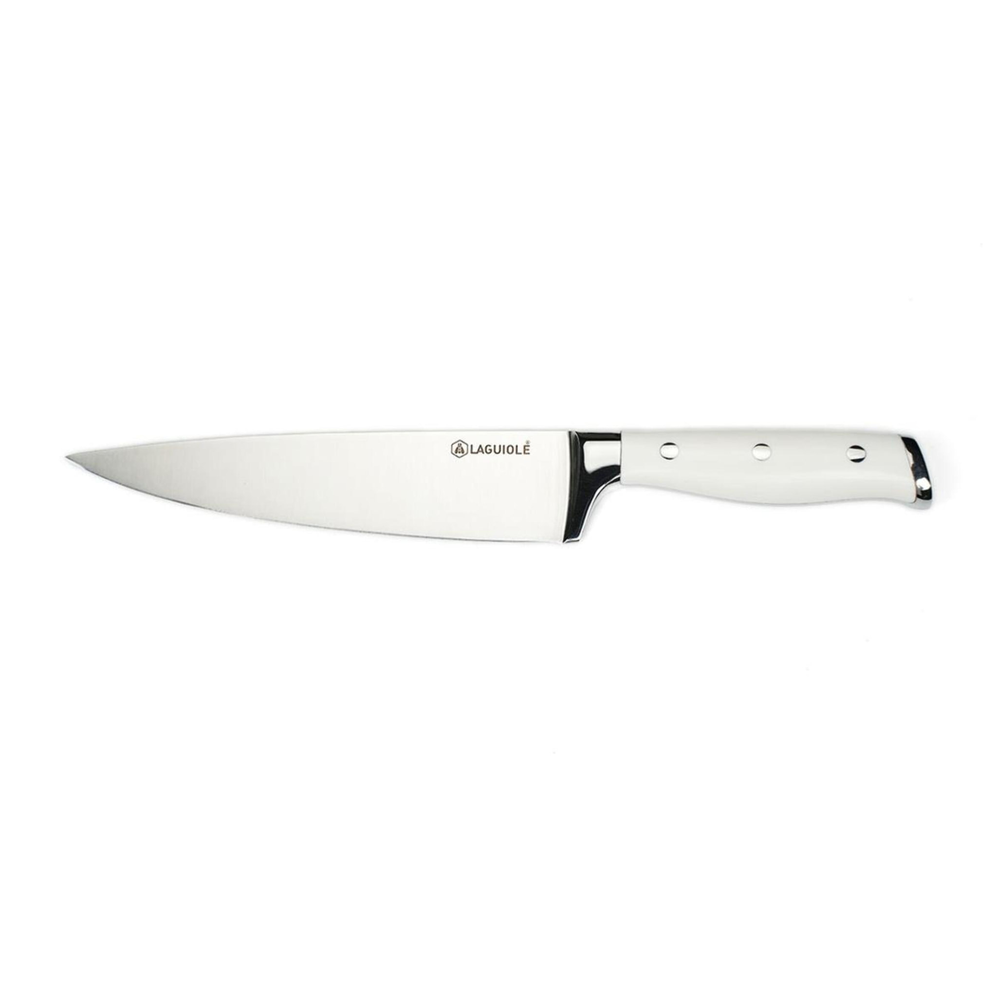 Couteau de chef blanc 34cm - "Elégance"