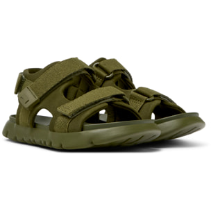 Sandalias - CAMPER Oruga - Verde - Textil técnico (poliéster reciclado)