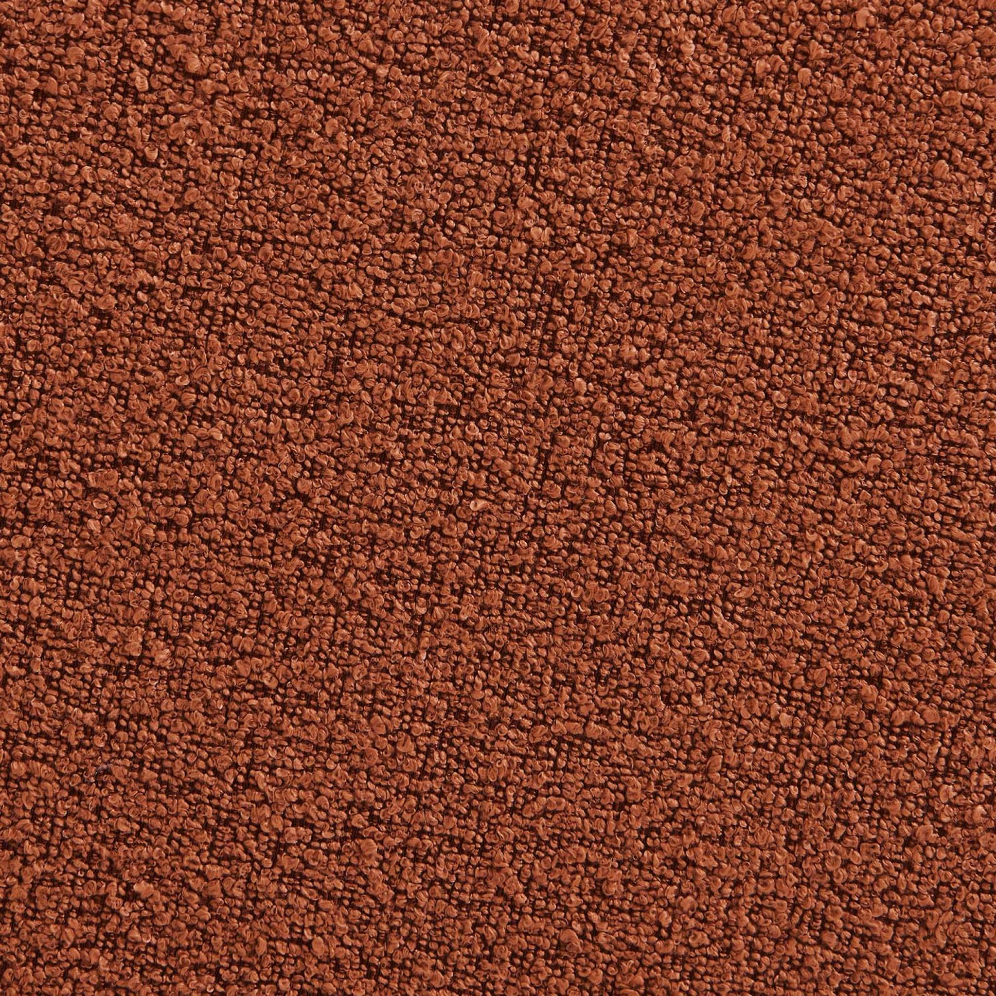 Pouf, repose-pieds pour chauffeuse Nova bouclette texturée  NOVA