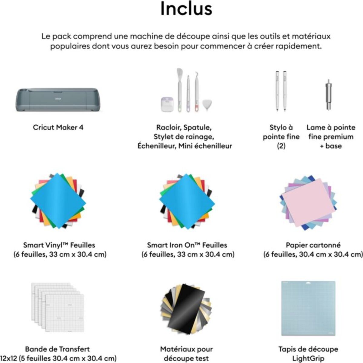 Machine de découpe CRICUT Bundle Maker 4 Sage