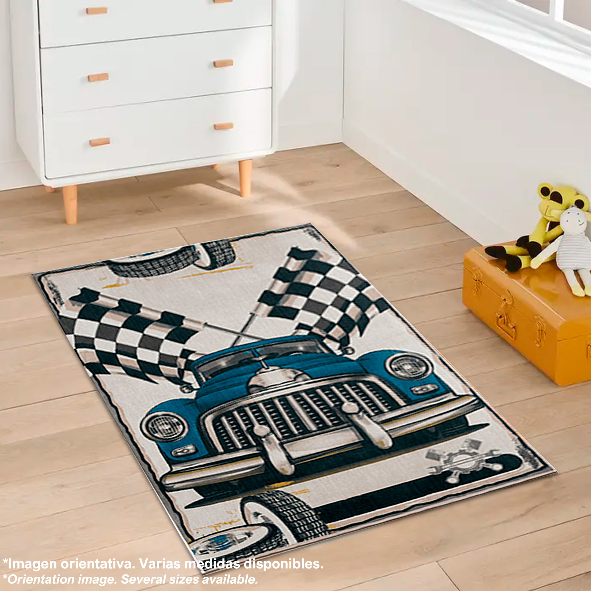 Alfombra infantil de Poliester estampada 160 x 230cm