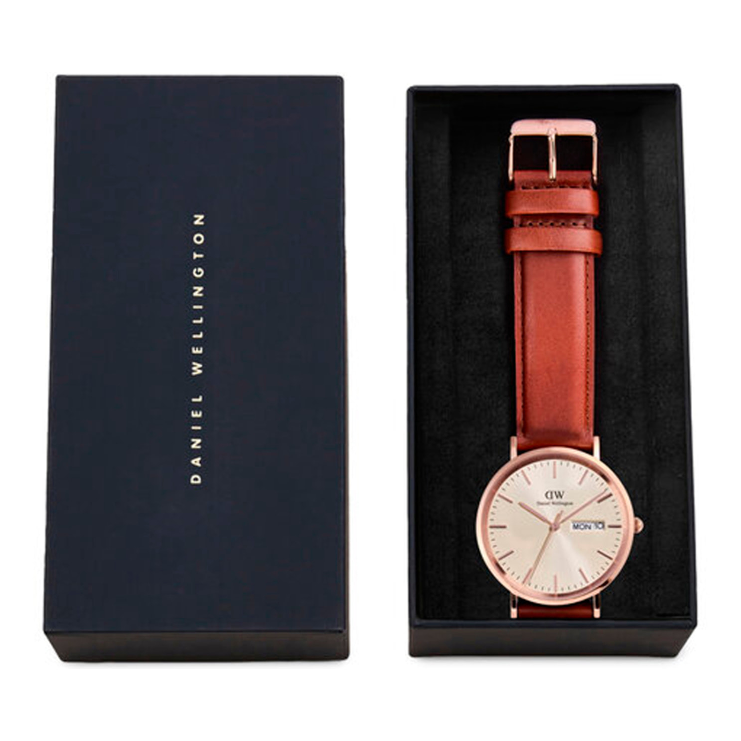 Reloj Daniel Wellington DW00100829 Hombre Analogico Cuarzo con Correa de Cuero