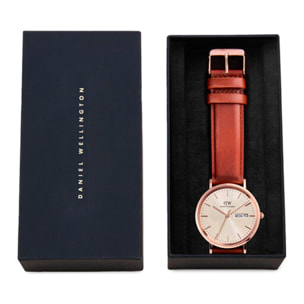 Reloj Daniel Wellington DW00100829 Hombre Analogico Cuarzo con Correa de Cuero
