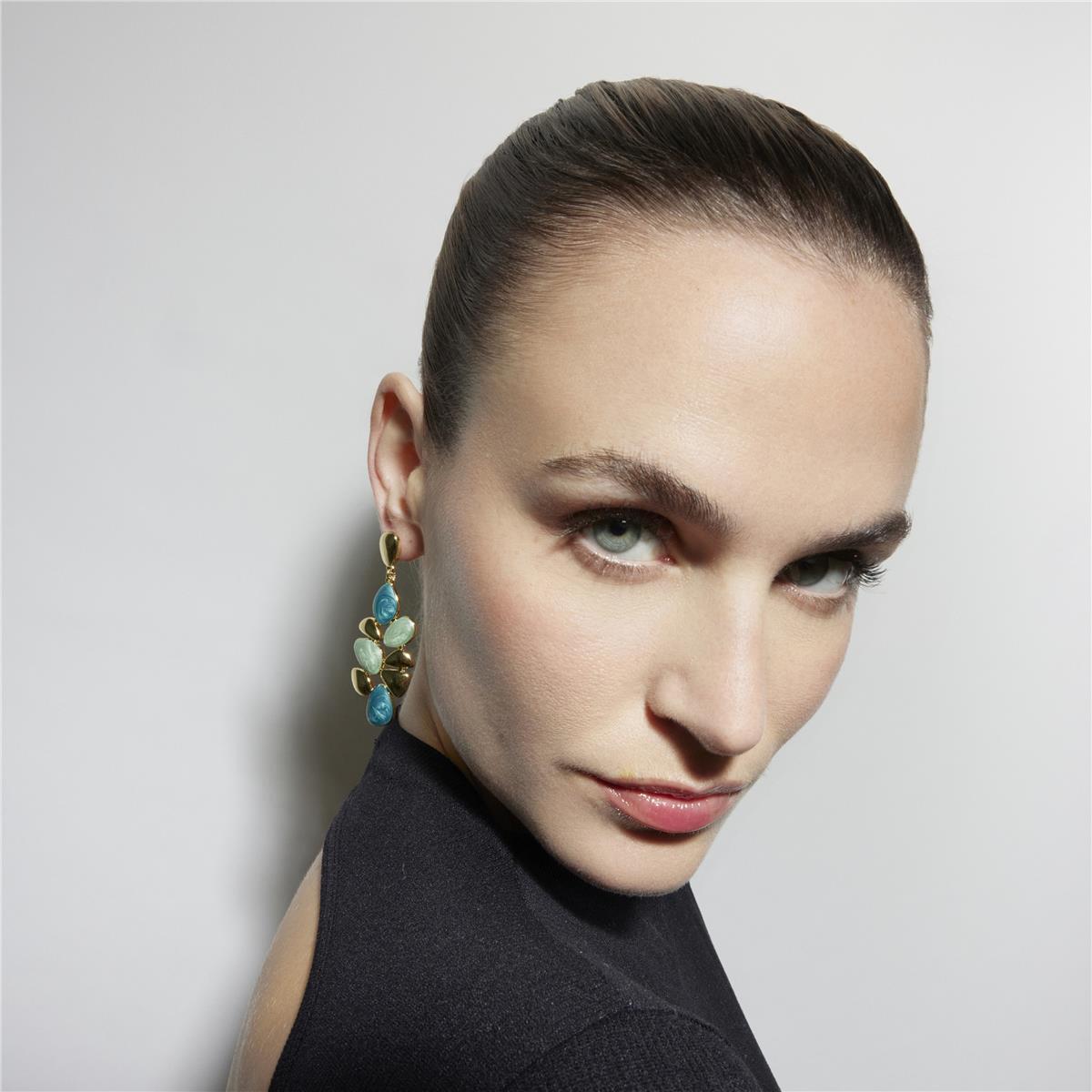 Pendientes Lux by Lux acabados oro 18k