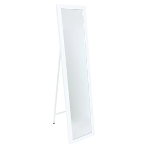 Miroir sur pied classique blanc 37X157