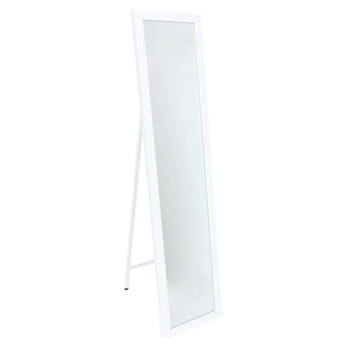 Miroir sur pied classique blanc 37X157