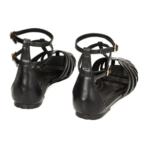 Ballerine T-bar nere