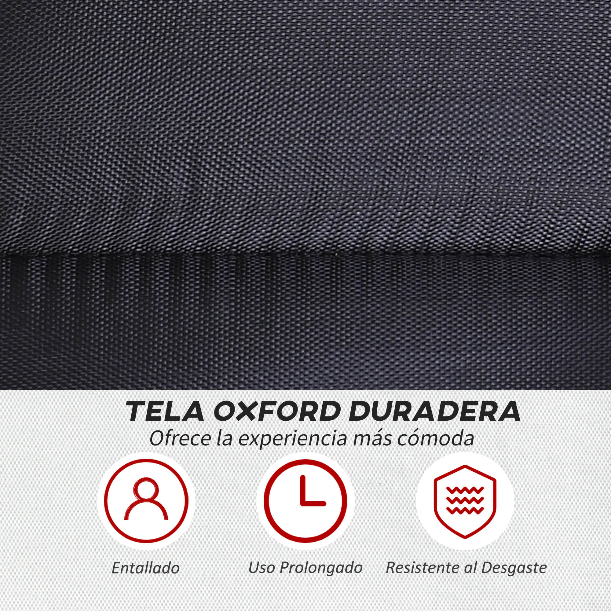 Chaleco con Peso Oxford y Arena Metálica 40x59cm 15kg Negro