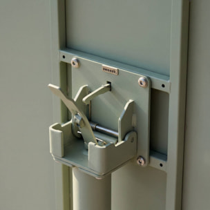 Table de jardin bistrot carrée pliante acier 2 places intérieur/extérieur  CHIARA