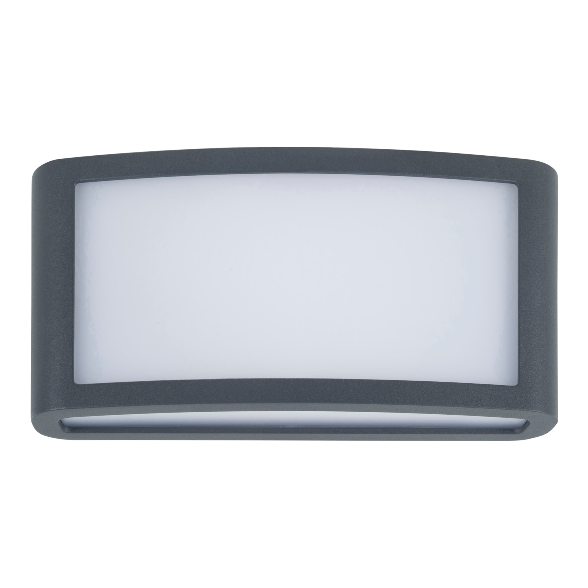 FORLIGHT Zenitha aplique exterior negro con led blanco cálido 3000K