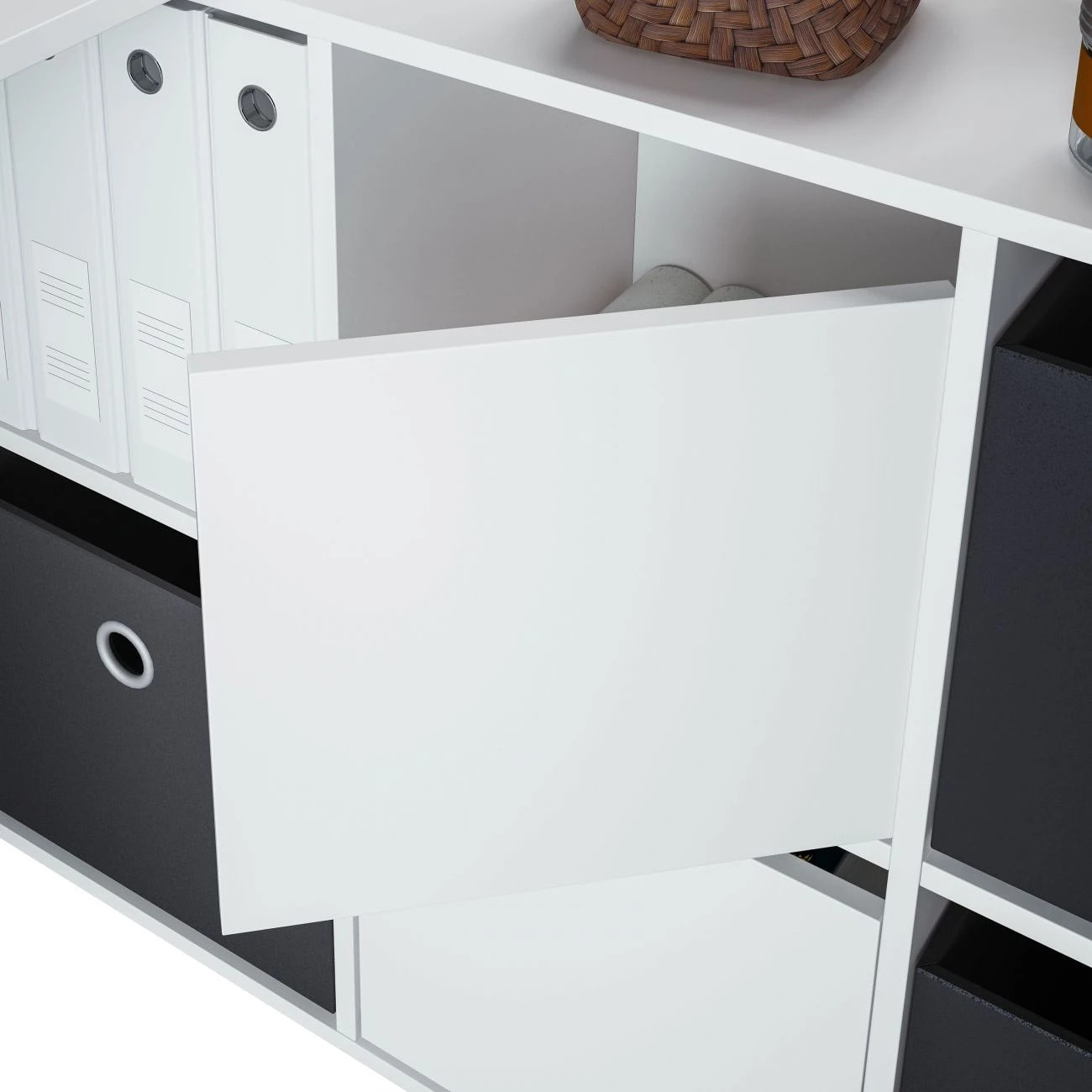 Mesa de escritorio Adapta XL Blanco Artik (Blanco Mate)