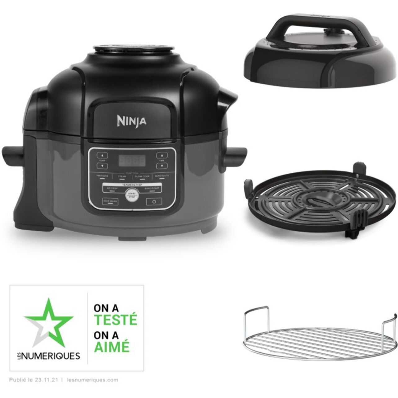 Multicuiseur NINJA Foodi OP100EU 4,7 L,  6 modes de cuisson dont air fryer