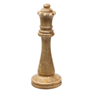Pièces d'échec déco Joely H.40cm beige