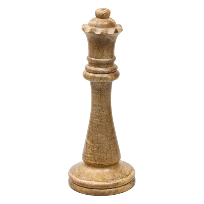 Pièces d'échec déco Joely H.40cm beige