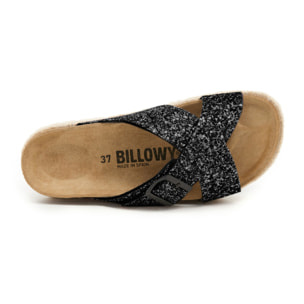 SANDALO CON ZEPPA BILLOWY NERO