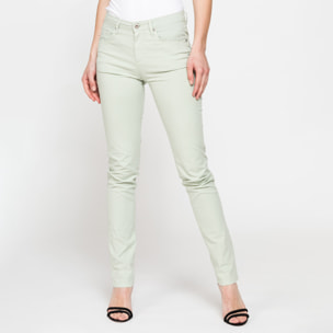 PANTALONE COLORATO IN POPELINE. Modello basic 752