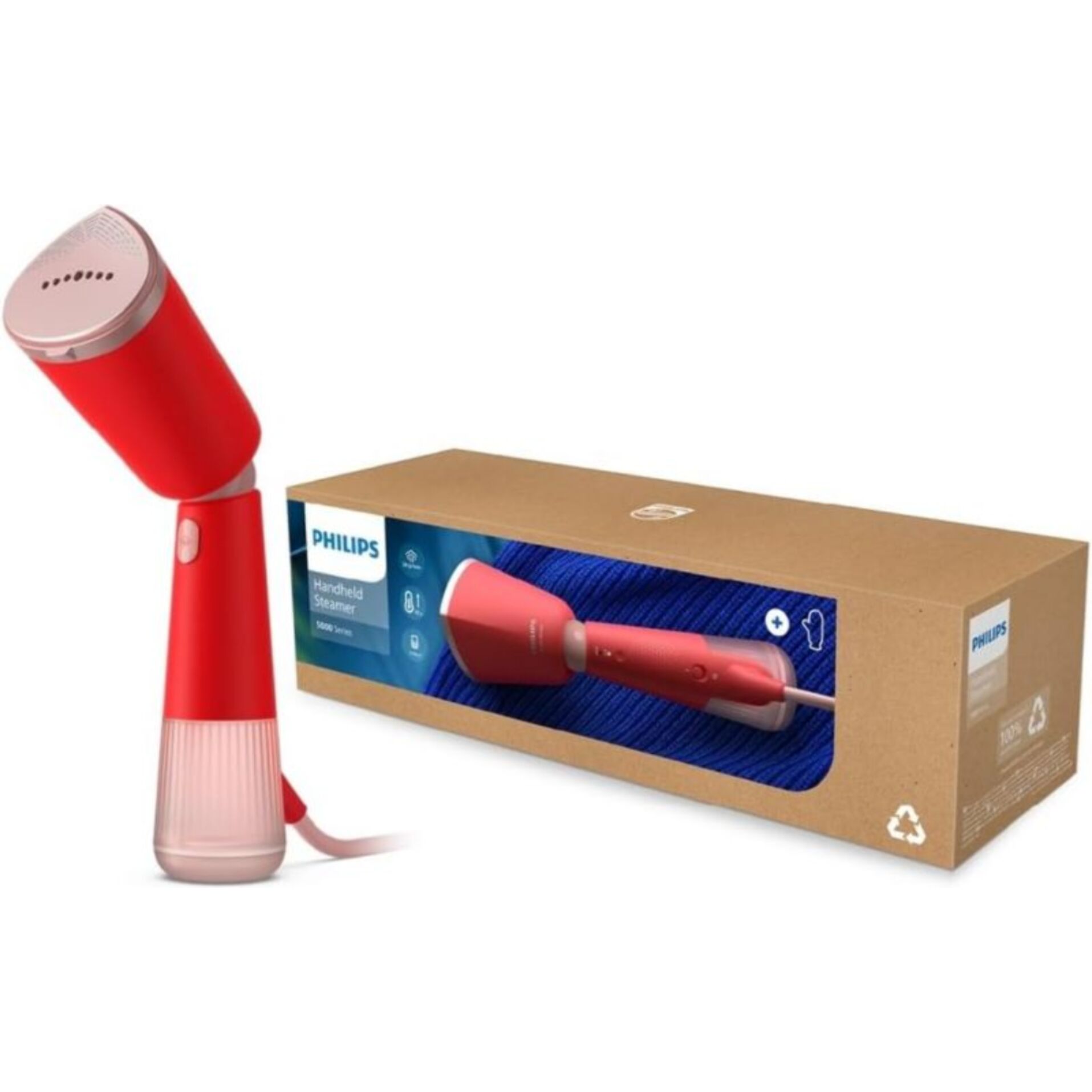 Défroisseur vapeur PHILIPS STH5020/40 Steamer Série 5000 Corail, 35 sec*, 1300W