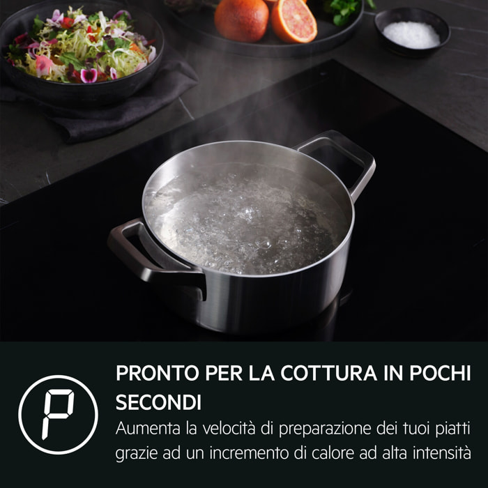 AEG Piano cottura ad induzione Serie 6000 MultipleBridge 60 cm IKE64453IB
