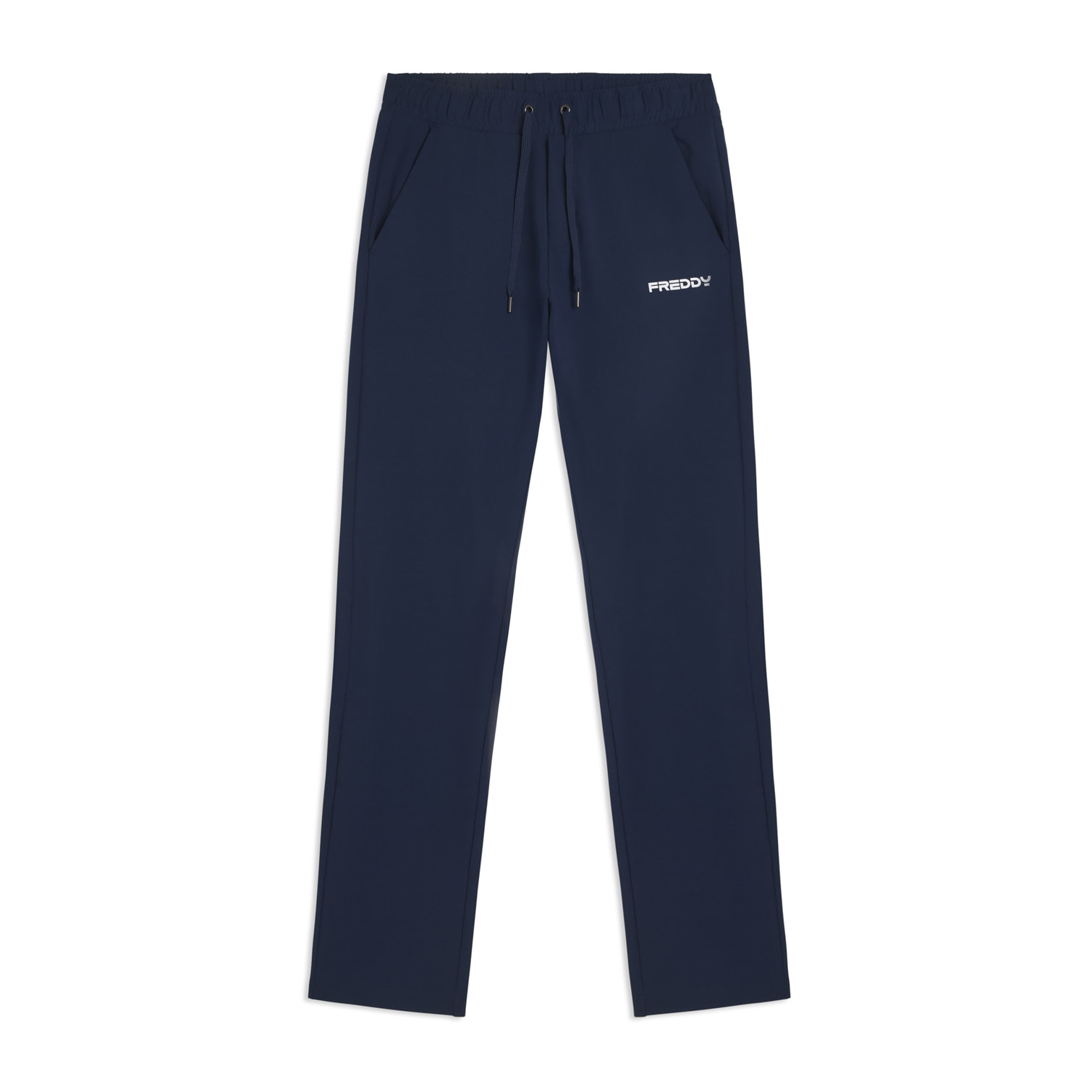 Pantaloni sportivi a gamba dritta in jersey stretch