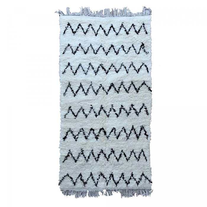 Authentique tapis berbère fait main en laine HOVI
