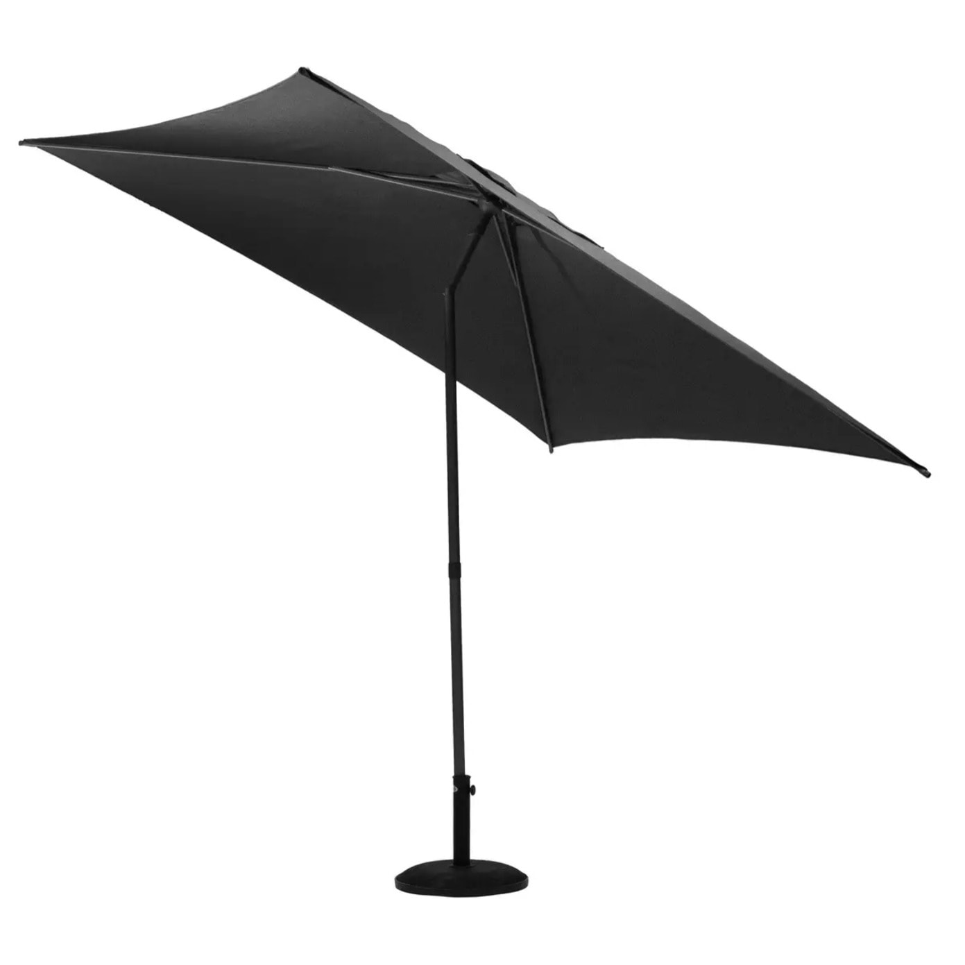 Parasol droit carré Soya Ardoise