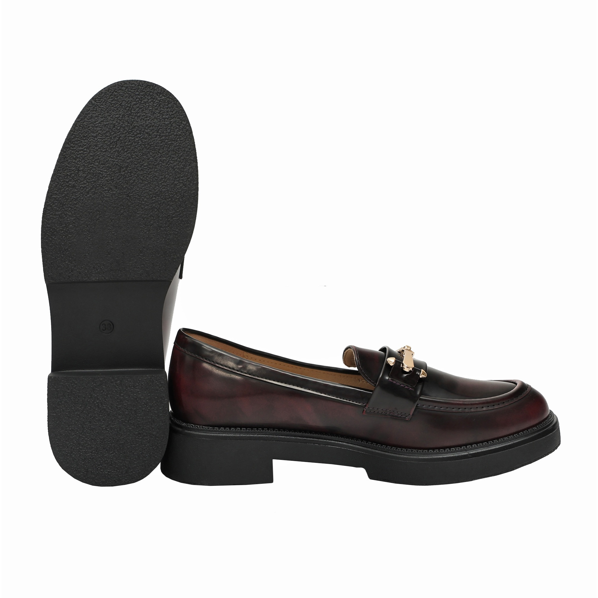 Mocassini con accessorio - tacco 4,0 cm